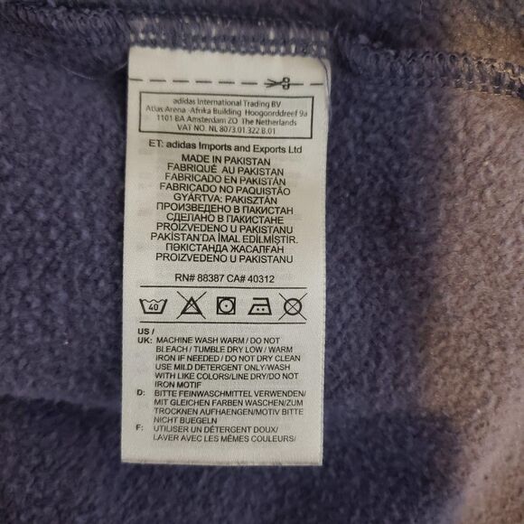 Adidas Sweatpants Womens Small DU2348 Trefoil Fleece Joggers Athletic Pants - Picture 4 of 6